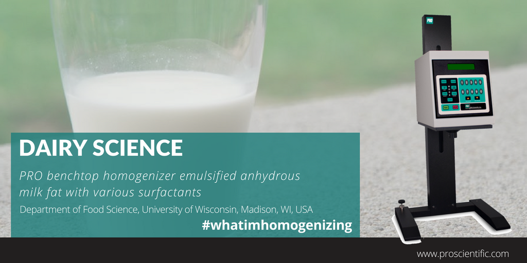 Dairy Science Homogenizer